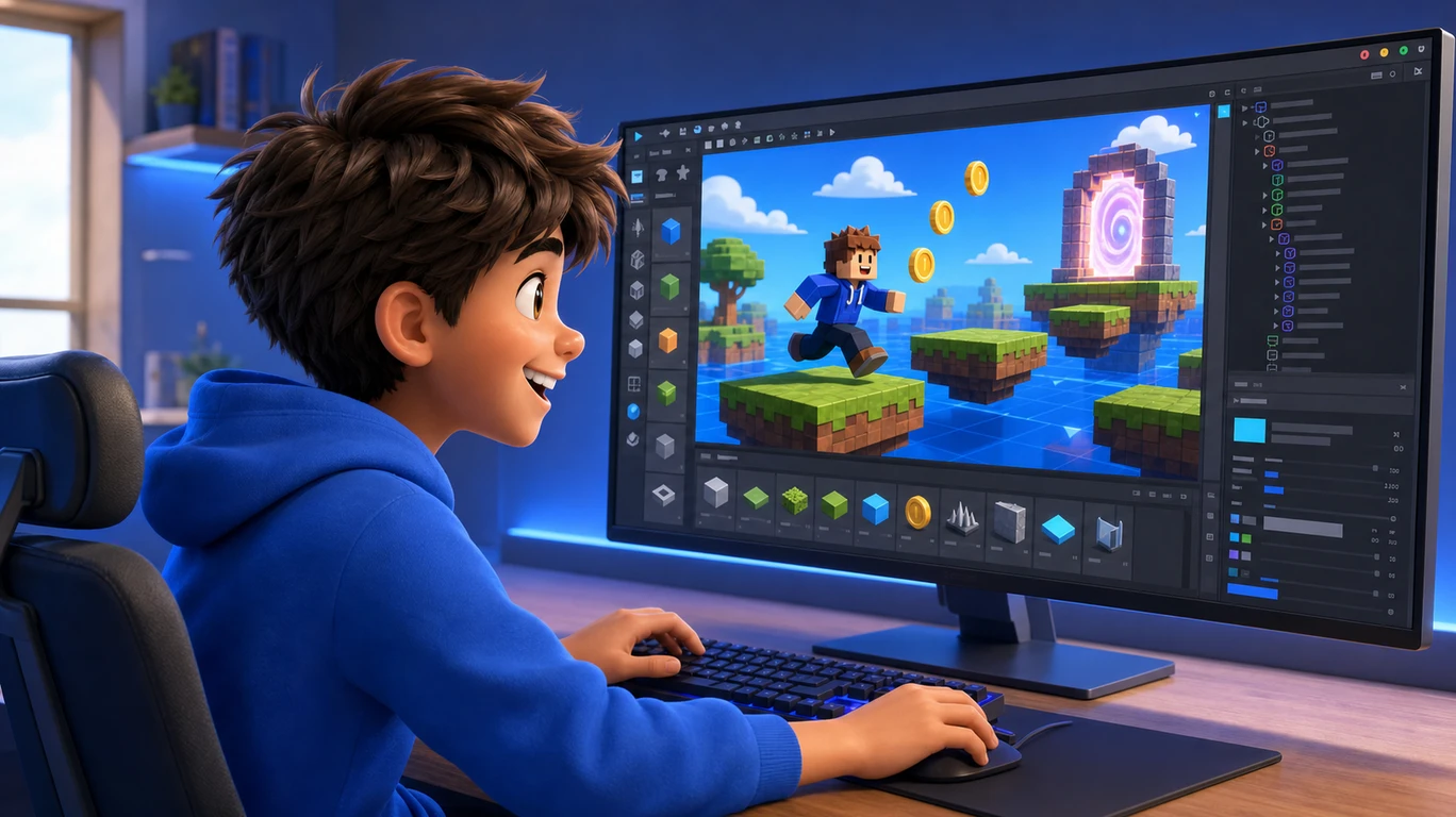 Курс Разработка компьютерных игр в Roblox Studio